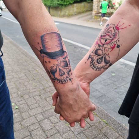 Ein schickes Partnertattoo
